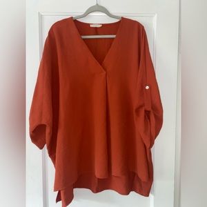 Entro burnt orange tunic